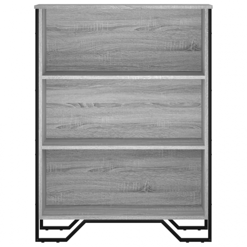 Bücherregal Grau Sonoma 80x31x106 cm Holzwerkstoff
