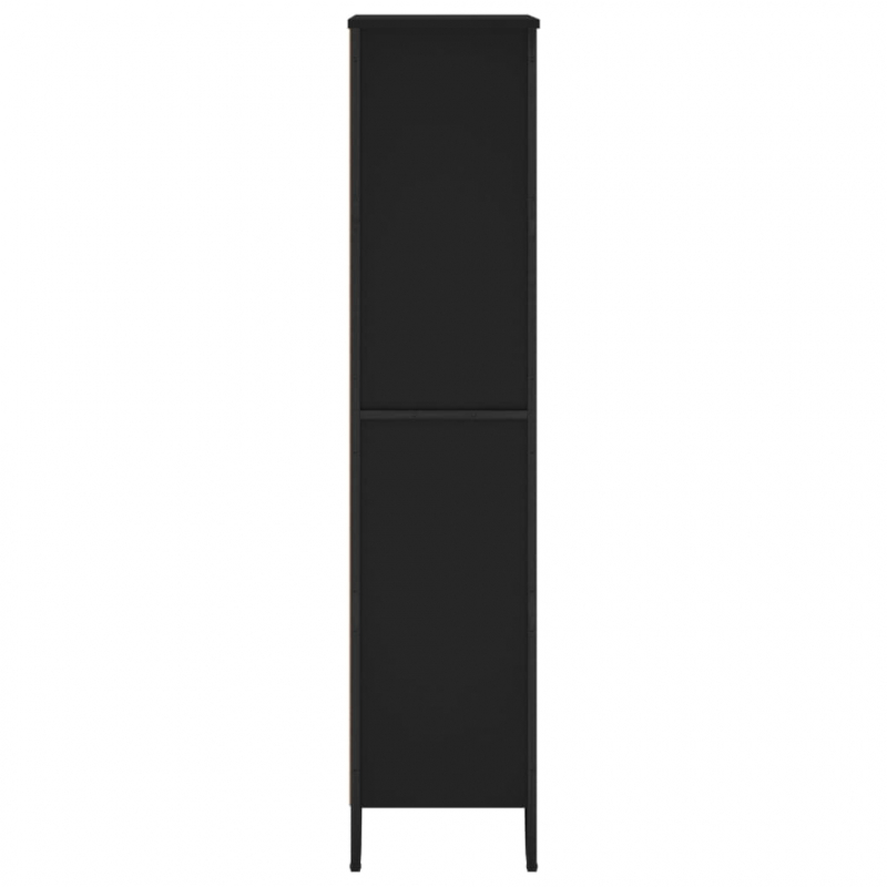 Bücherregal Schwarz 80x31x137,5 cm Holzwerkstoff