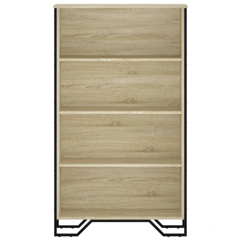 Bücherregal Sonoma-Eiche 80x31x137,5 cm Holzwerkstoff
