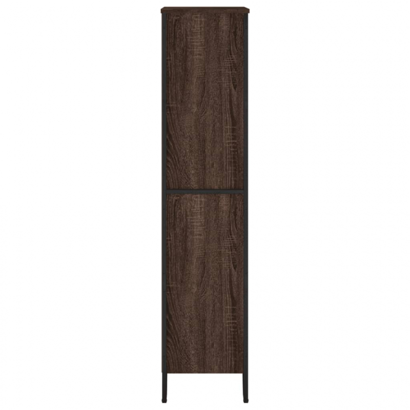 Bücherregal Braun Eichen-Optik 80x31x137,5 cm Holzwerkstoff
