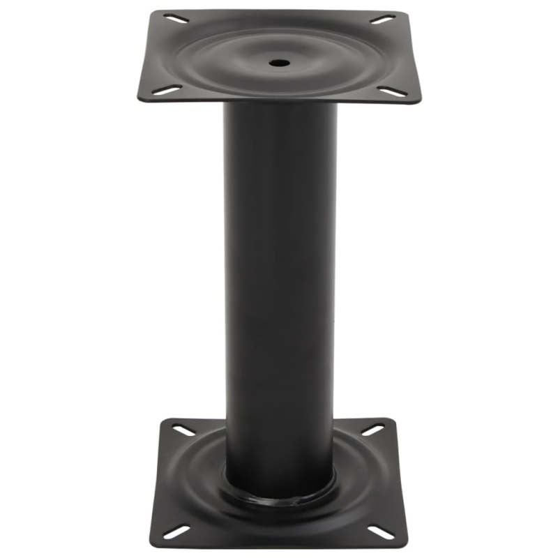 Stuhlfuß für Bootssitz Schwarz 33 cm Stahl