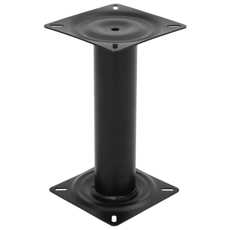 Stuhlfuß für Bootssitz Schwarz 33 cm Stahl