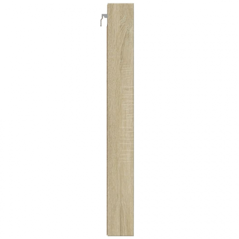 Vitrinenschrank Sonoma-Eiche 100x8,5x75 cm Holzwerkstoff