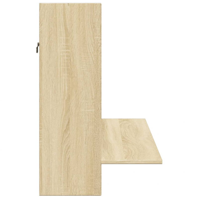 Wand-Schreibtisch Sonoma Eiche 105x48x75 cm Holzwerkstoff