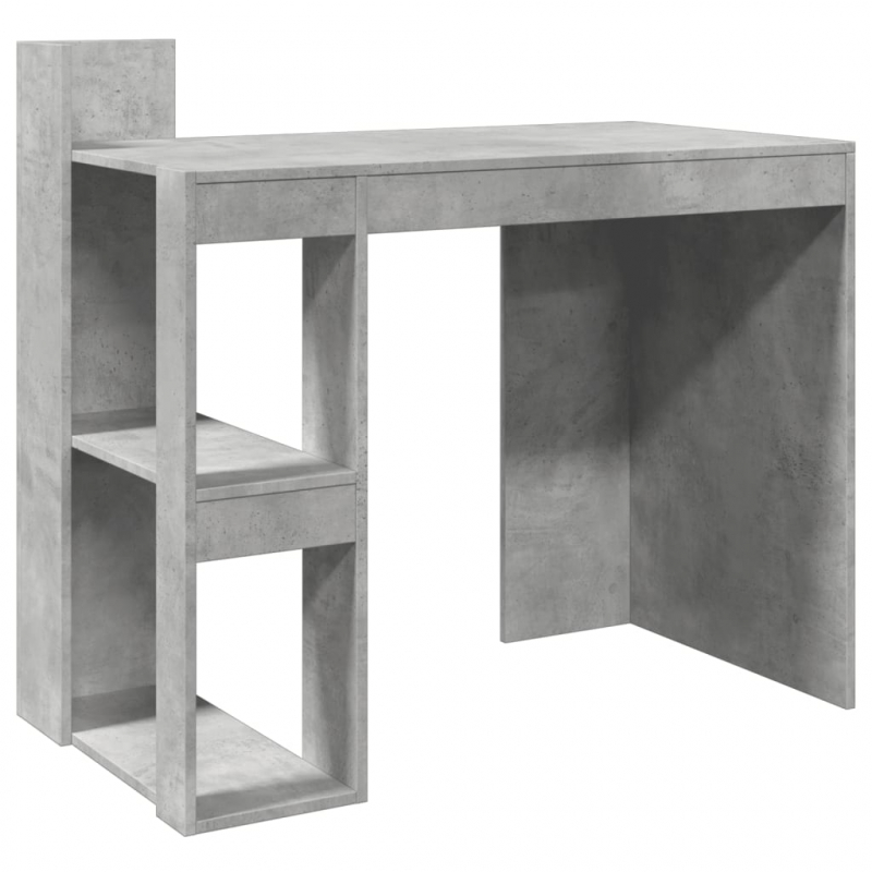 Schreibtisch Betongrau 103,5x56,5x94 cm Holzwerkstoff