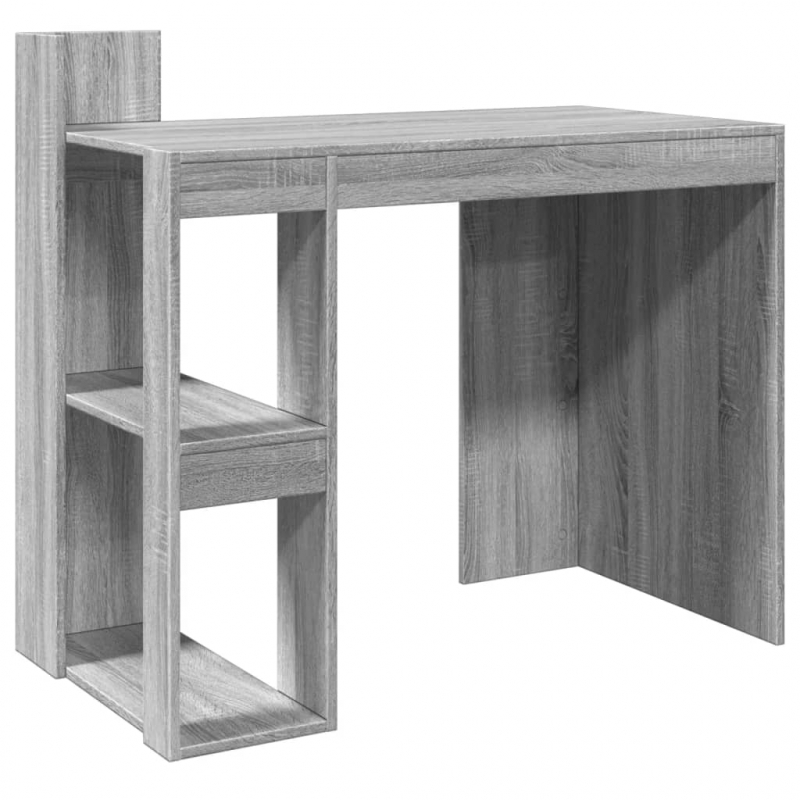 Schreibtisch Grau Sonoma 103,5x56,5x94 cm Holzwerkstoff