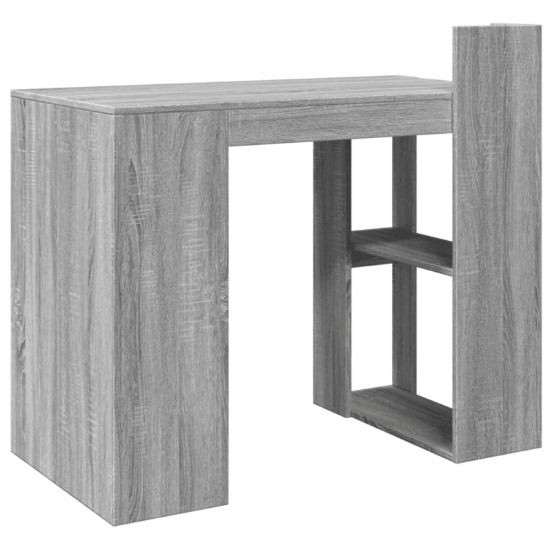 Schreibtisch Grau Sonoma 103,5x56,5x94 cm Holzwerkstoff