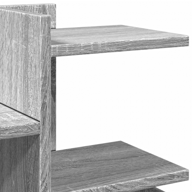 Schreibtisch-Organizer Grau Sonoma 49x20x52,5 cm Holzwerkstoff