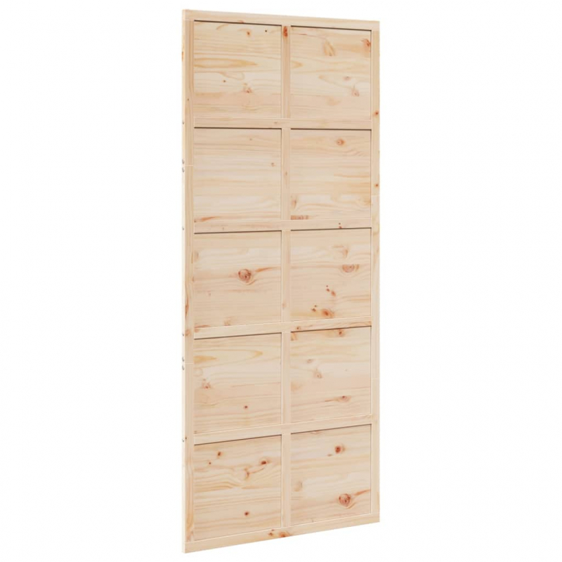 Scheunentür 90x208 cm Massivholz Kiefer