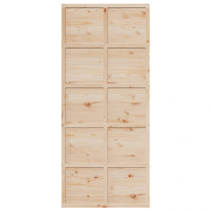Scheunentür 90x208 cm Massivholz Kiefer