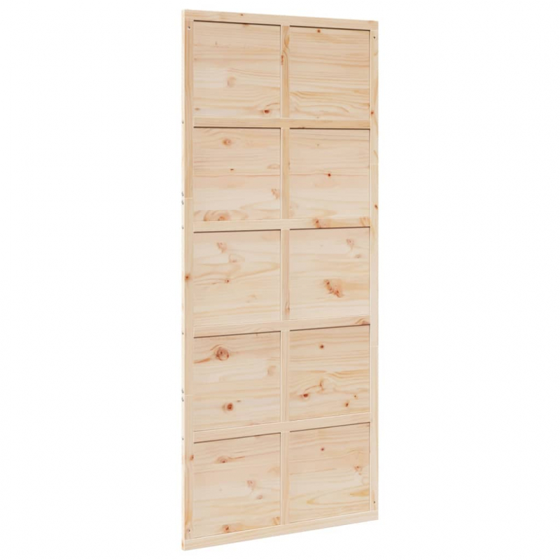 Scheunentür 90x208 cm Massivholz Kiefer