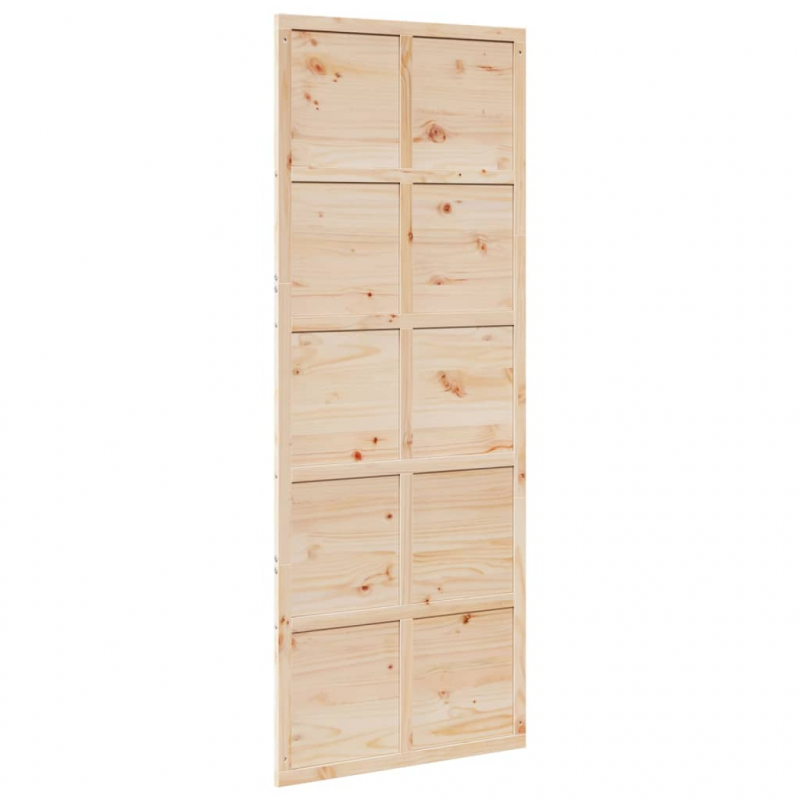 Scheunentür 80x208 cm Massivholz Kiefer