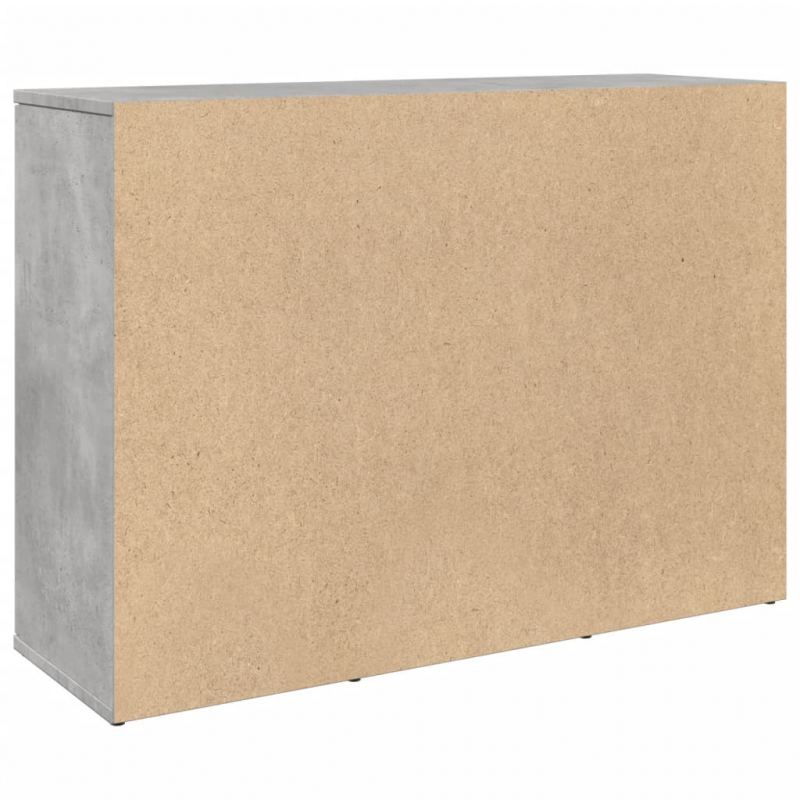 Sideboard Betongrau 90,5x29,5x65 cm Holzwerkstoff