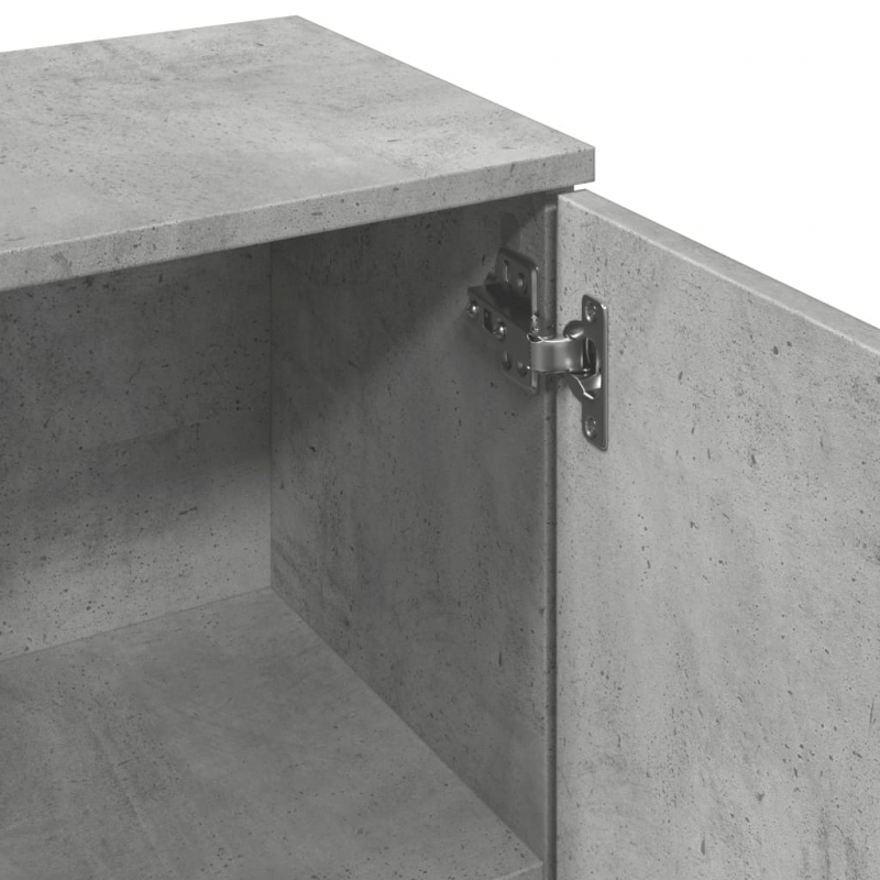 Sideboard Betongrau 90,5x29,5x65 cm Holzwerkstoff