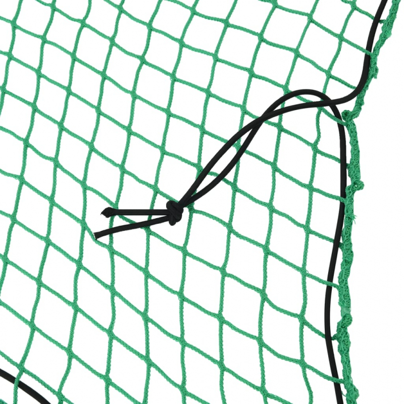 Anhängernetz mit Gummiseil Grün 3,5x2 m PP