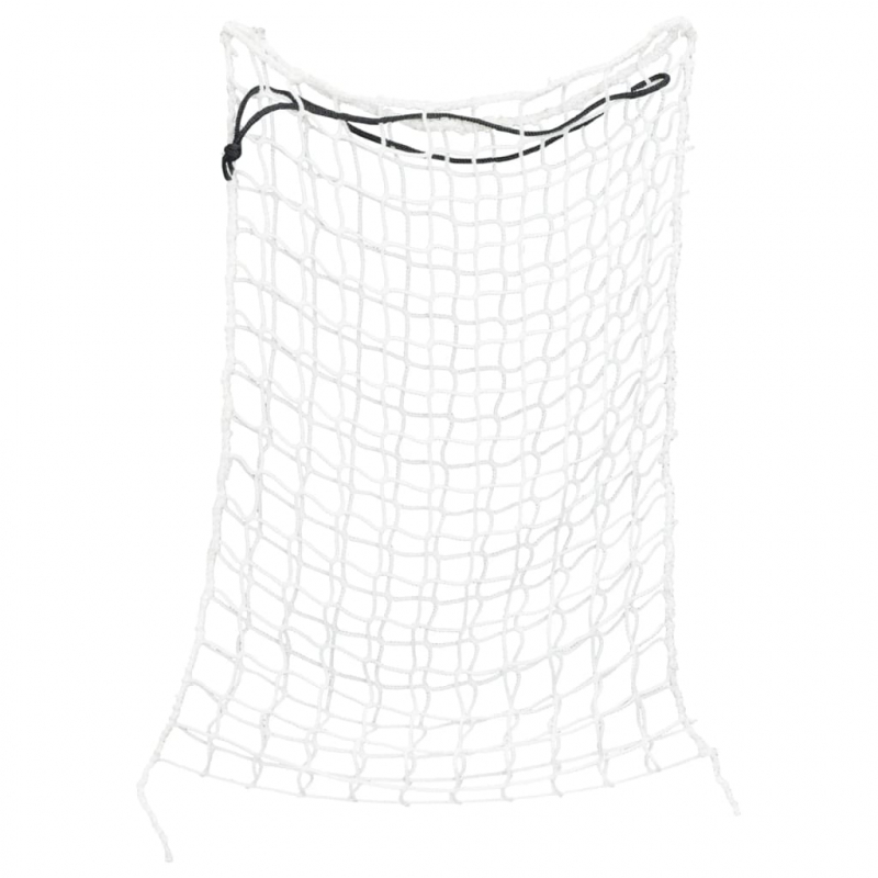Heunetze 2 Stk. Rechteckig Weiß 75x50 cm PP