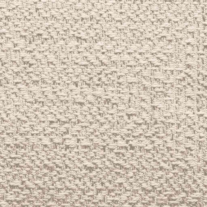Teppich ZIZUR Creme 100x200 cm Jute-Optik Indoor und Outdoor