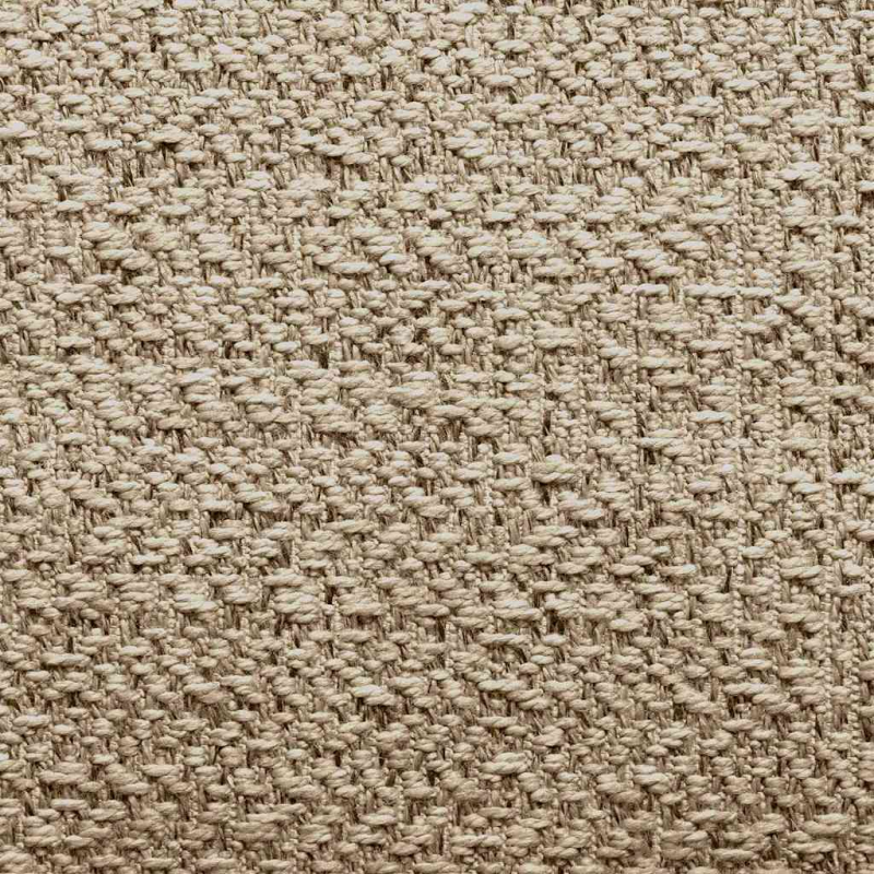 Teppich ZIZUR Beige 120x170 cm Jute-Optik Indoor und Outdoor