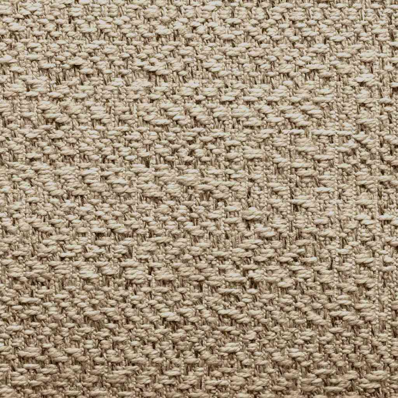 Teppich ZIZUR Beige 200x290 cm Jute-Optik Indoor und Outdoor