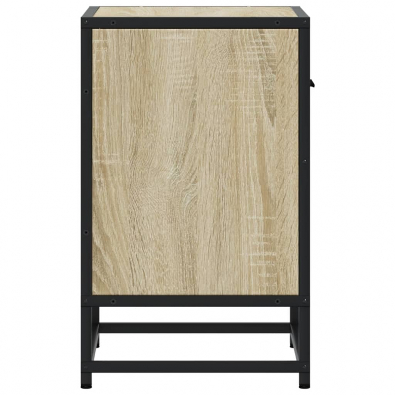 Nachttische 2 Stk. Sonoma-Eiche 40x31x50 cm Holzwerkstoff