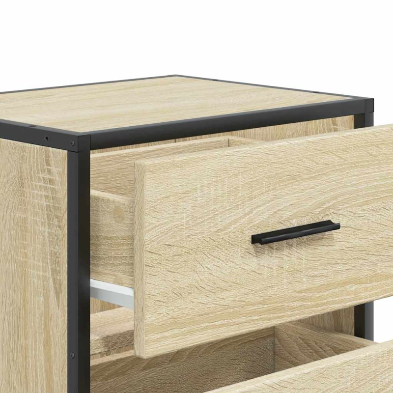 Wand-Nachttische 2 Stk. Sonoma-Eiche 40x31x39,5 cm