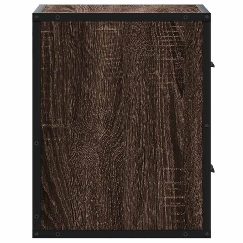 Wand-Nachttisch Braun Eichen-Optik 40x31x39,5 cm