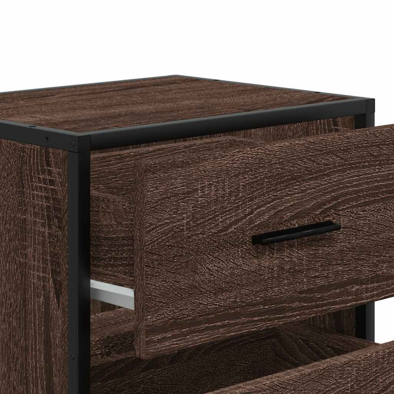Wand-Nachttisch Braun Eichen-Optik 40x31x39,5 cm