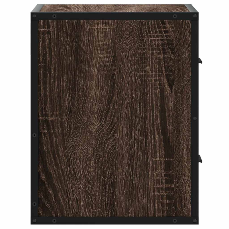 Wand-Nachttische 2 Stk. Braun Eichen-Optik 40x31x39,5 cm