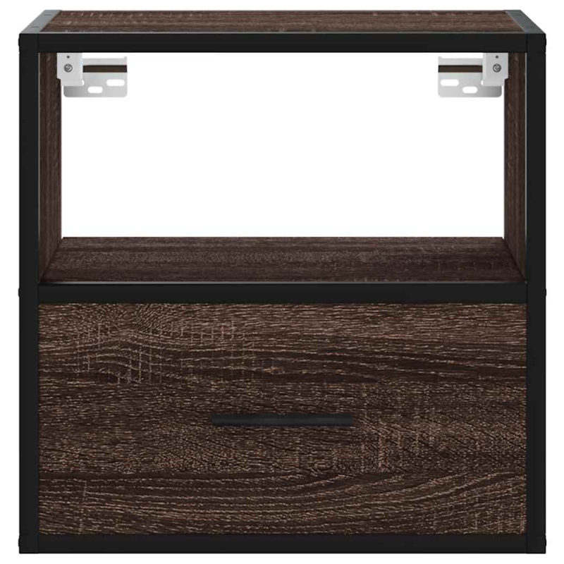 Wand-Nachttisch Braun Eichen-Optik 40x31x39,5 cm