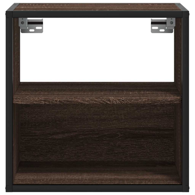 Wand-Nachttisch Braun Eichen-Optik 40x31x39,5 cm