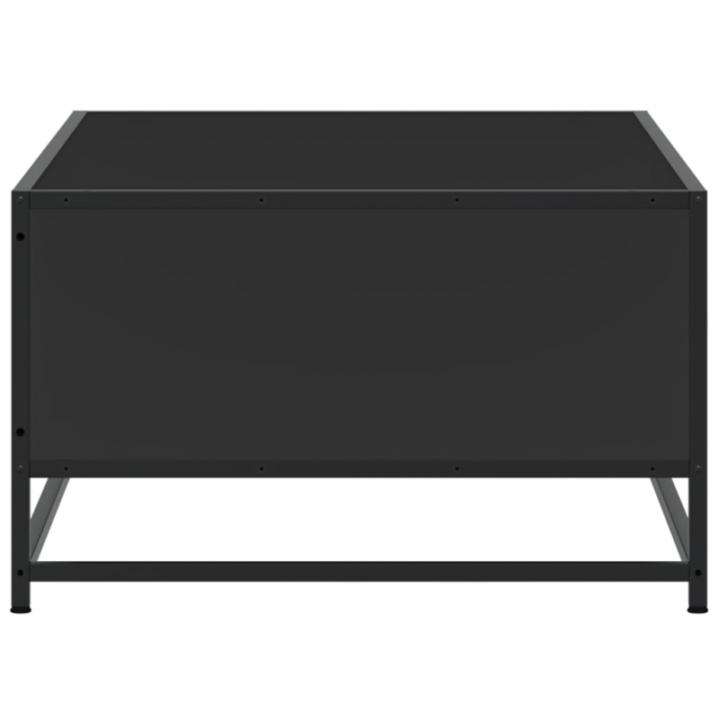 Couchtisch Schwarz 100x57x35 cm Holzwerkstoff und Metall