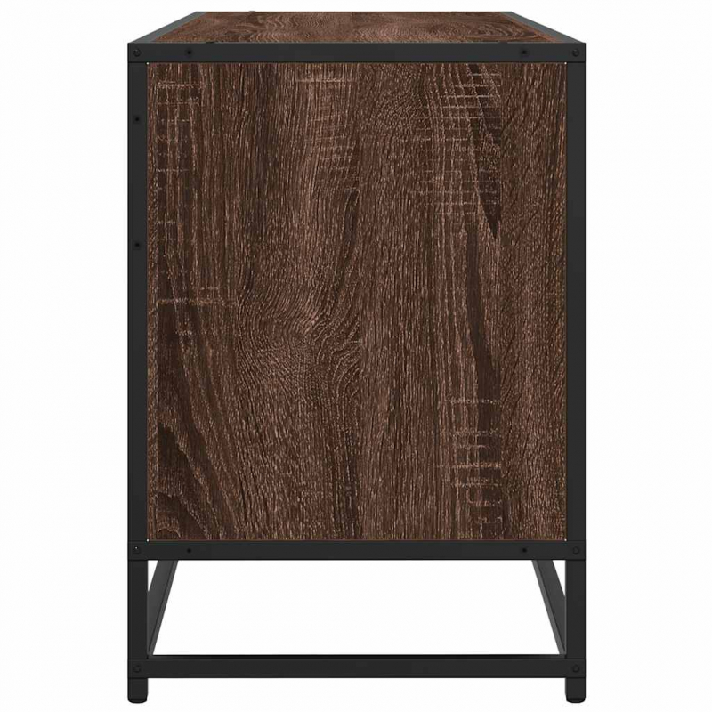 TV-Schrank Braun Eichen-Optik 100x35x50 cm Holzwerkstoff