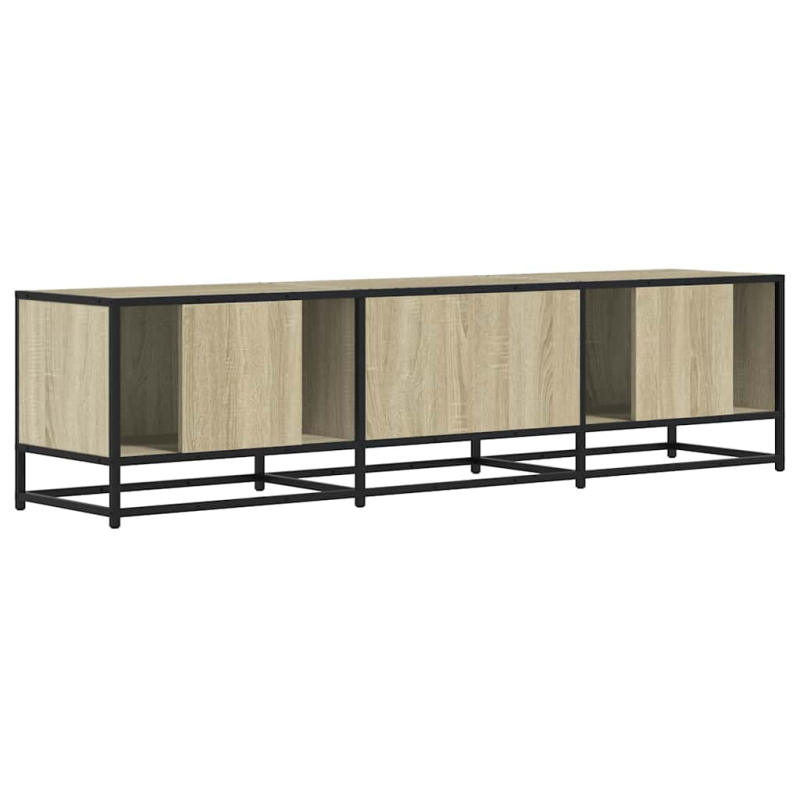 TV-Schrank Sonoma-Eiche 160x35x41 cm Holzwerkstoff und Metall