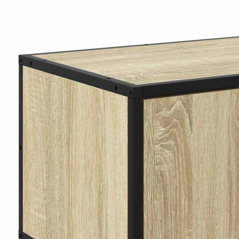 TV-Schrank Sonoma-Eiche 150x35x41 cm Holzwerkstoff und Metall