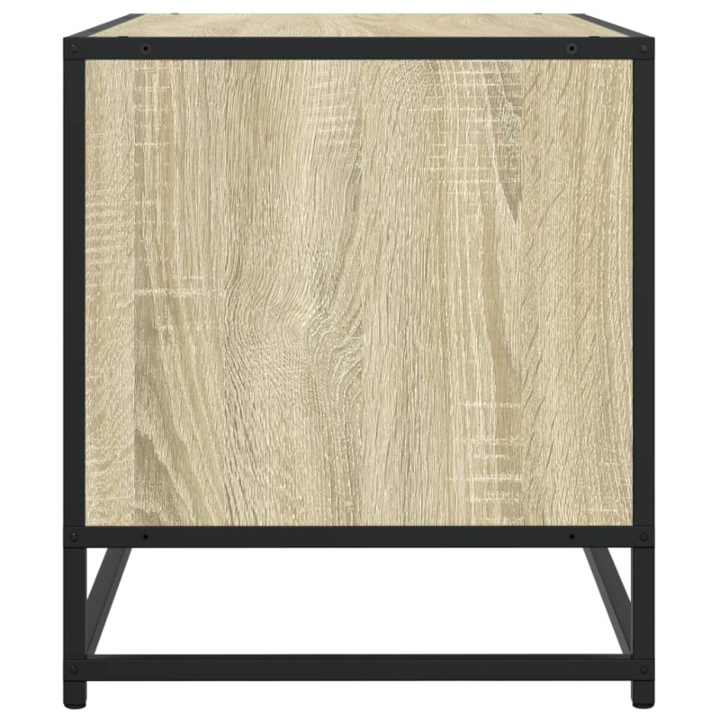 TV-Schrank Sonoma-Eiche 120,5x40x46 cm Holzwerkstoff und Metall