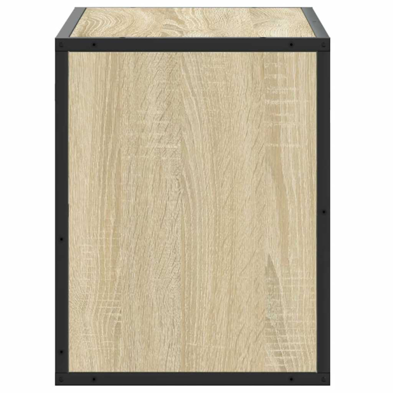 TV-Schrank Sonoma-Eiche 60x31x39,5 cm Holzwerkstoff und Metall