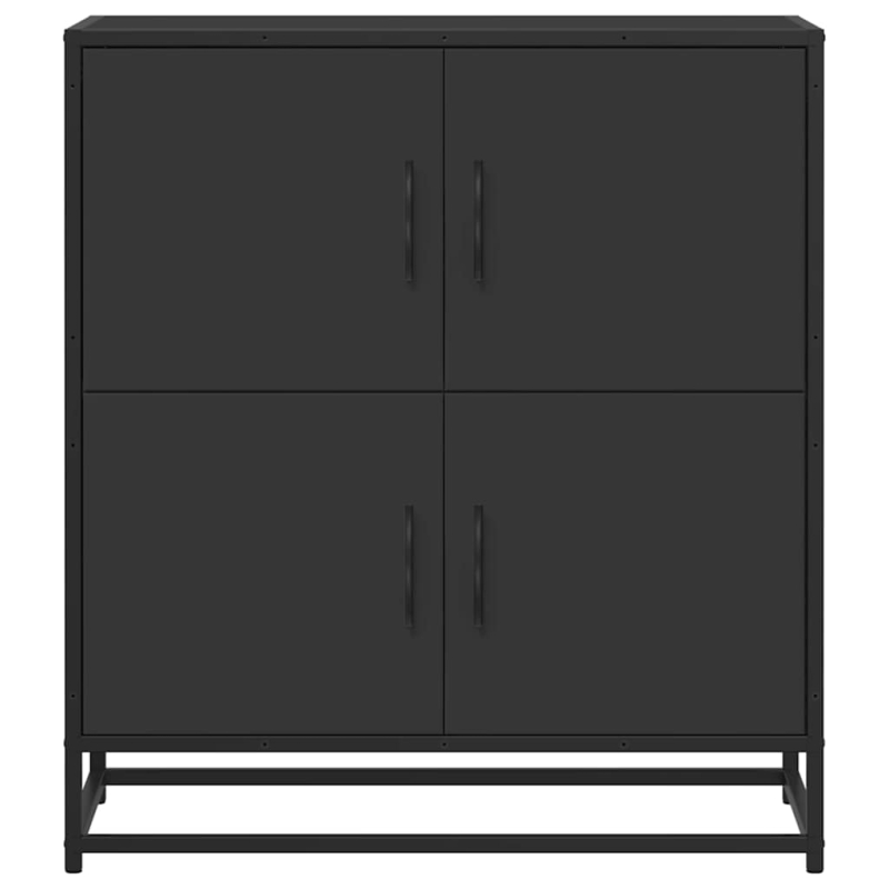 Sideboard Schwarz 68x35x76 cm Holzwerkstoff
