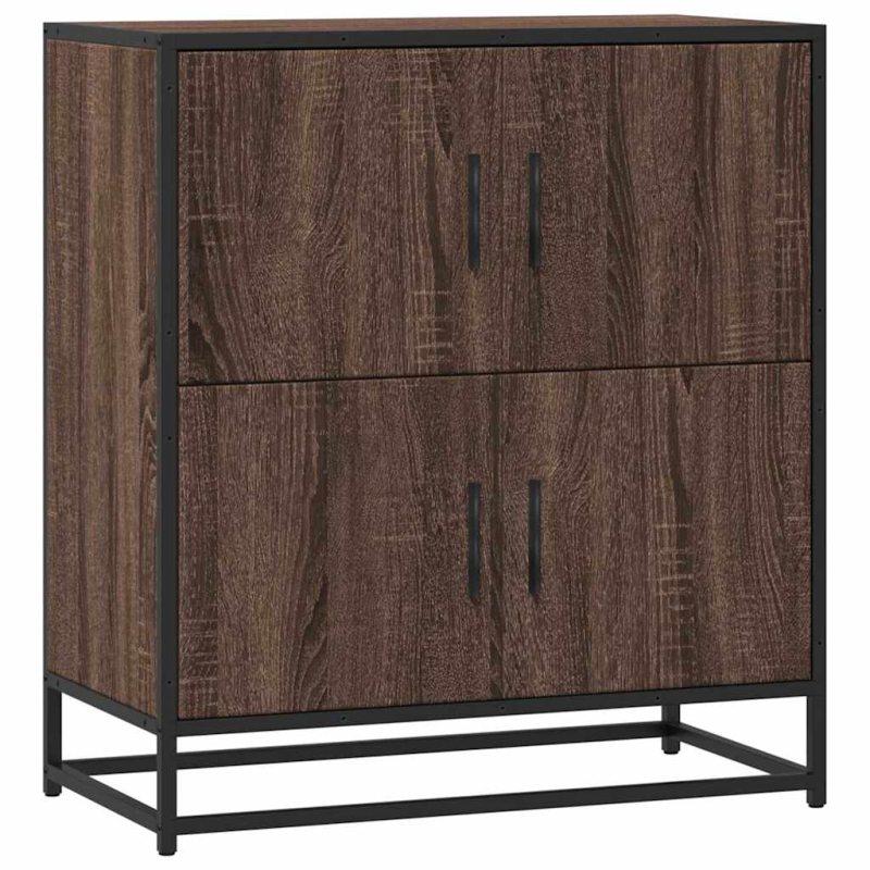 Sideboard Braun Eichen-Optik 68x35x76 cm Holzwerkstoff