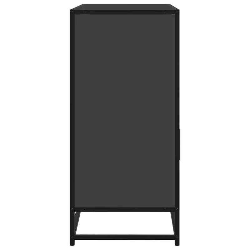 Sideboard Schwarz 100x35x76 cm Holzwerkstoff