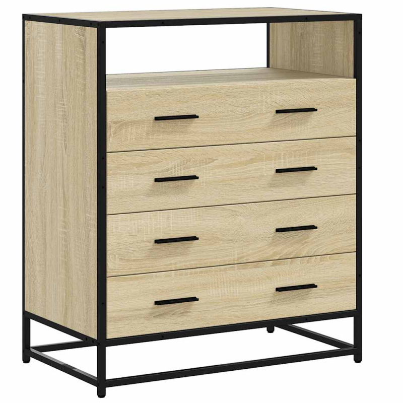 Schubladenschrank Sonoma-Eiche 70x41x83,5 cm Holzwerkstoff