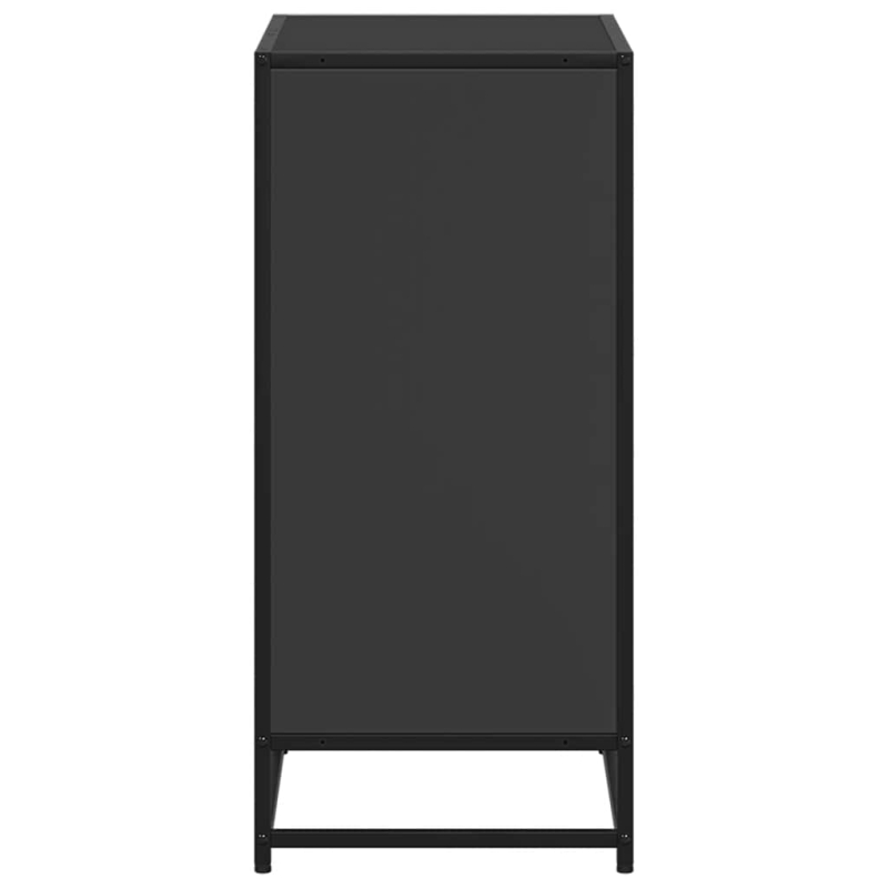 Bücherregal Schwarz 60x35x76 cm Holzwerkstoff