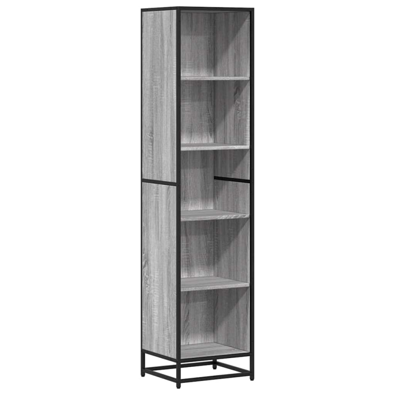 Bücherregal Grau Sonoma 40x35x170,5 cm Holzwerkstoff