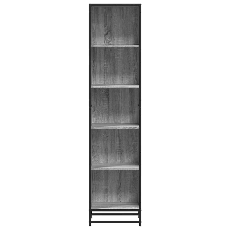 Bücherregal Grau Sonoma 40x35x170,5 cm Holzwerkstoff