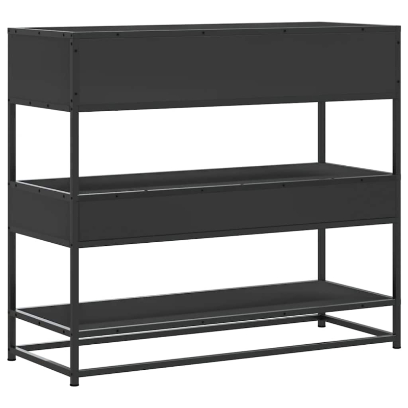 Konsolentisch Schwarz 90x35x80 cm Holzwerkstoff