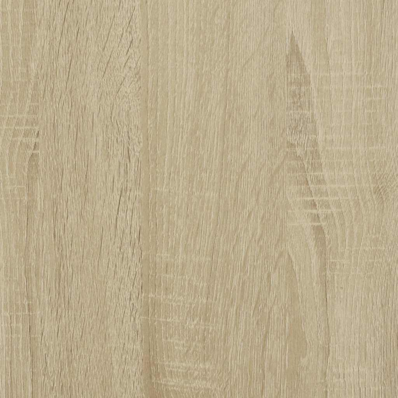 Schuhbank Sonoma-Eiche 80x40x53,5 cm Holzwerkstoff und Metall