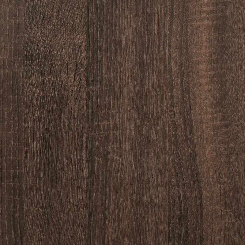 Schuhbank Braun Eichen-Optik 80x40x53,5 cm Holzwerkstoff Metall
