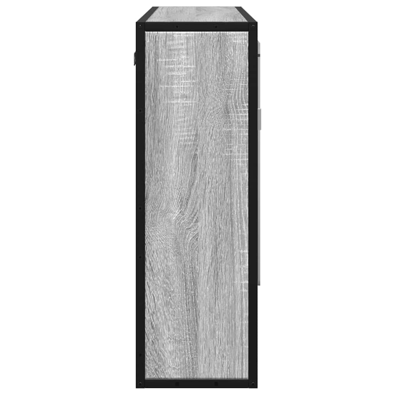 Bad-Spiegelschrank Grau Sonoma 65x20x60 cm Holzwerkstoff