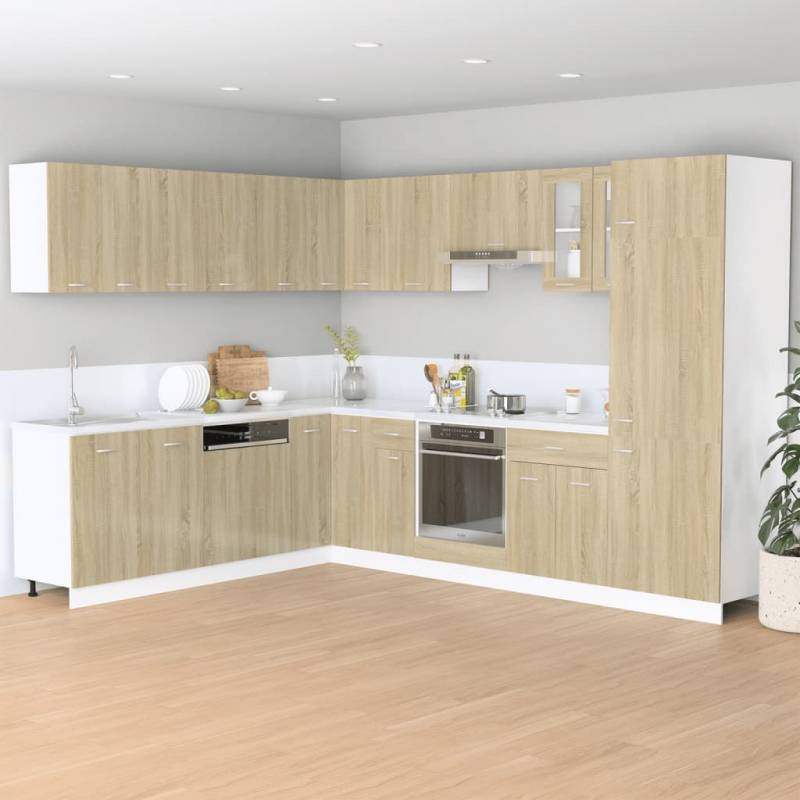 Unterschrank Lyon Sonoma-Eiche 80x46x81,5 cm Holzwerkstoff