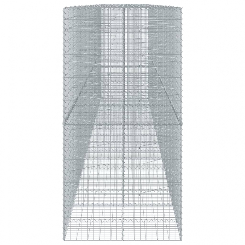 Gabione mit Deckel 850x100x200 cm Verzinktes Eisen