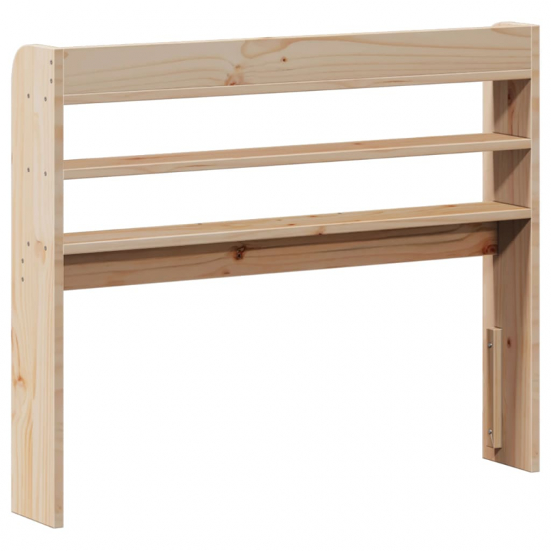 Kopfteil mit Ablagen 75 cm Massivholz Kiefer